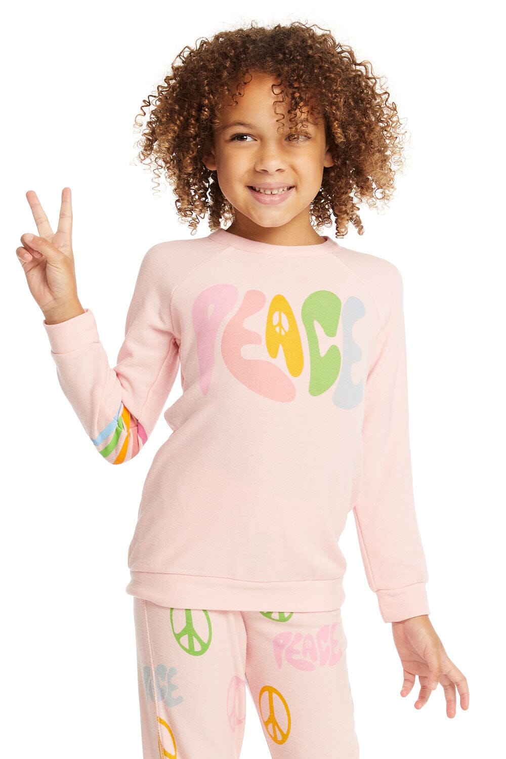 Peace Pink Top 150 GIRLS APPAREL 2-8 Chaser 