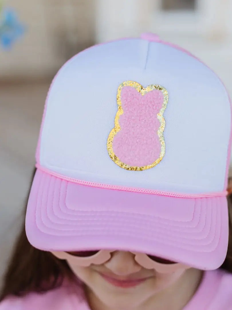 Pink Bunny Trucker Hat 110 ACCESSORIES CHILD Sweet Wink 