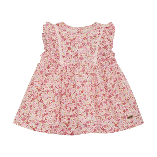 Pink Dogwood Lined Dress 120 BABY GIRLS APPAREL Minymo 3m 