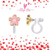 Pink Fancy Flower Earrings 110 ACCESSORIES CHILD Girl Nation 