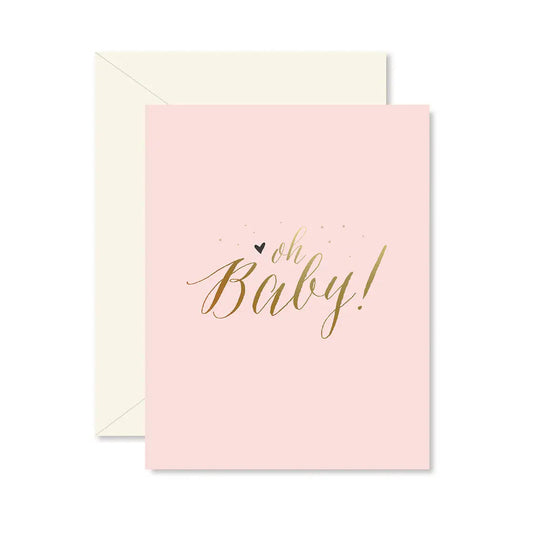 Pink Oh Baby! Card 193 GIFT PARENT Ginger P. Designs 