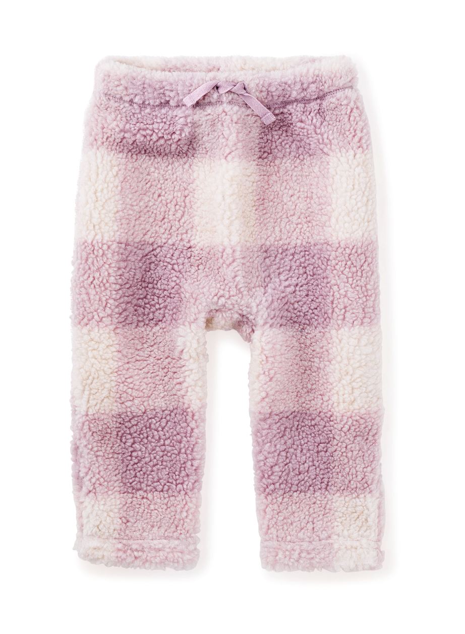 Pink Plaid Fleece Pants 120 BABY GIRLS APPAREL Tea 3-6m 