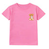 Pink t-shirt with a teddy bear design