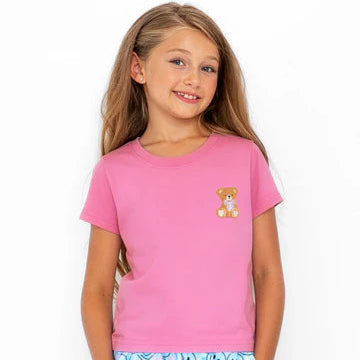 Orchid Teddy Bear PJ Tee