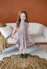 Plum Flower Fields Classic Twirl Dress 150 GIRLS APPAREL 2-8 Ollie Jay 