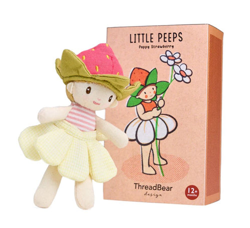 Poppy Strawberry Little Peeps Matchbox Doll 196 TOYS CHILD Threadbear Design 