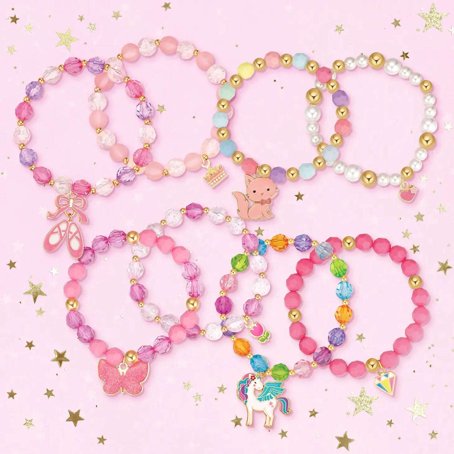 Pretty In Pink Bracelets 110 ACCESSORIES CHILD Girl Nation 
