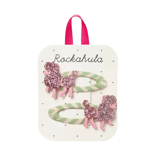 Pretty in Pink Poodle Clips