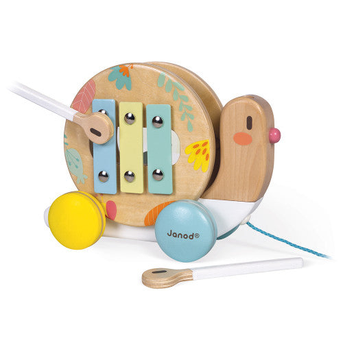 Pull Along Musical Snail