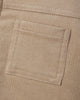Quincy Mae Ezrah Jacket in latte corduroy with shearling collar, view 4