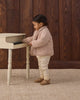 Quincy Mae Shearling Zip Jacket in rose water pink, view 3
