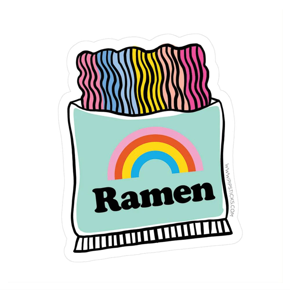 Rainbow Ramen Vinyl Sticker 196 TOYS CHILD Pipsticks 