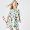 Melon Daisy Floral Raquel Dress