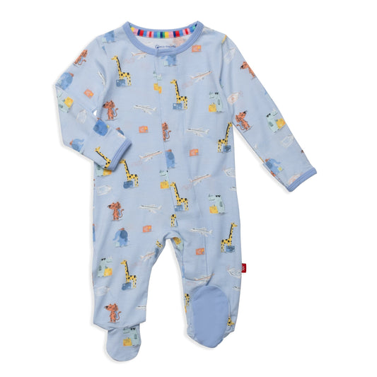 Ready Jet Go Magnetic Footie 130 BABY BOYS/NEUTRAL APPAREL Magnetic Me 