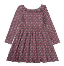 Ruffle Collar Apple Twirl Dress 150 GIRLS APPAREL 2-8 Tea 2T 