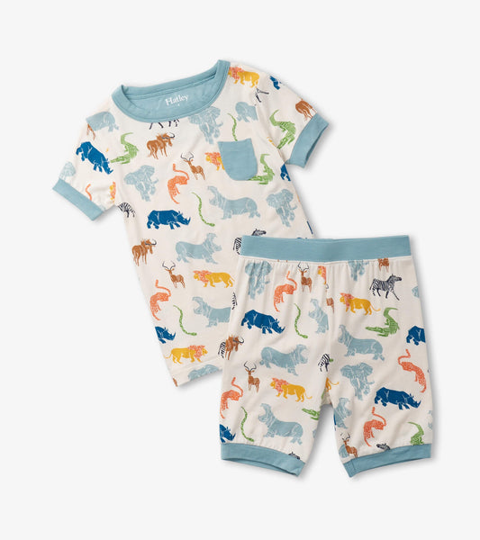 Safari Bamboo Pajamas 140 BOYS APPAREL 2-8 Hatley Kids 2T 