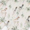 Green Zebra Jungle Zip Footie