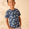 Blue Blockprint Sardines Tee