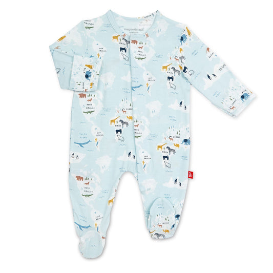 Sea the World Magnetic Footie 130 BABY BOYS/NEUTRAL APPAREL Magnetic Me PRE 