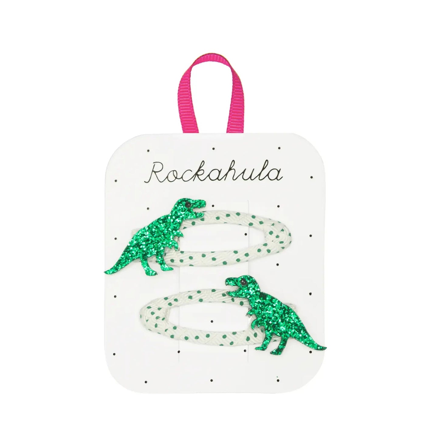 Spotty T-Rex Hair Clips 110 ACCESSORIES CHILD Rockahula 
