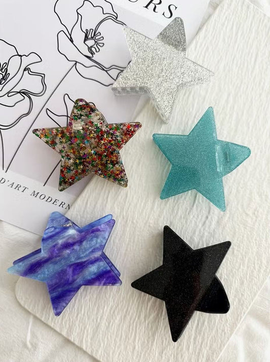 Star Shaped Hair Claw Clips 110 ACCESSORIES CHILD Love Lina 