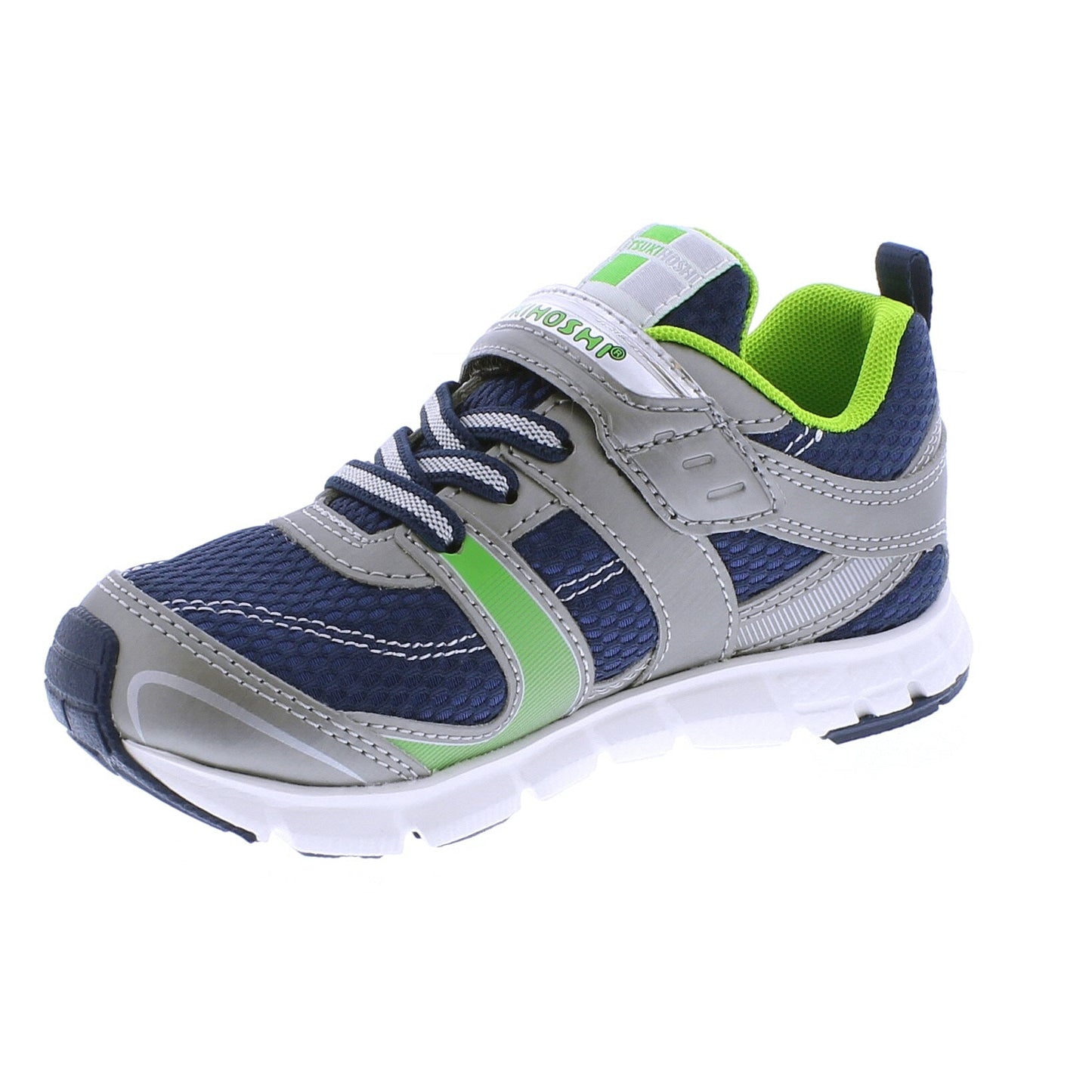 Steel/Green Velocity Sneaker (Child)