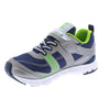 Steel/Green Velocity Sneaker (Child)