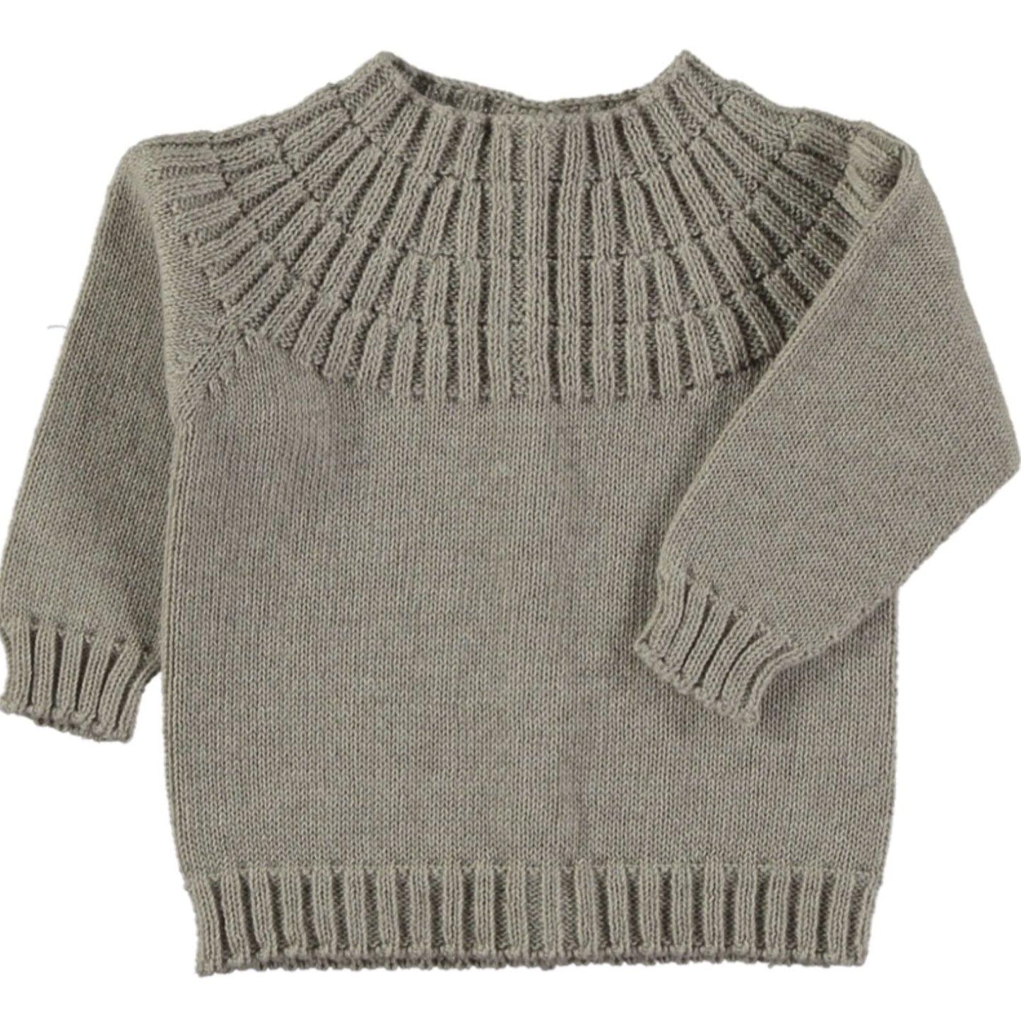 Stone Knit Sweater 130 BABY BOYS/NEUTRAL APPAREL Li & Me NB 