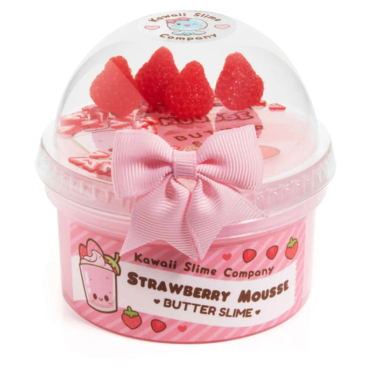 Strawberry Mousse Butter Slime 196 TOYS CHILD Kawaii Slime Company 