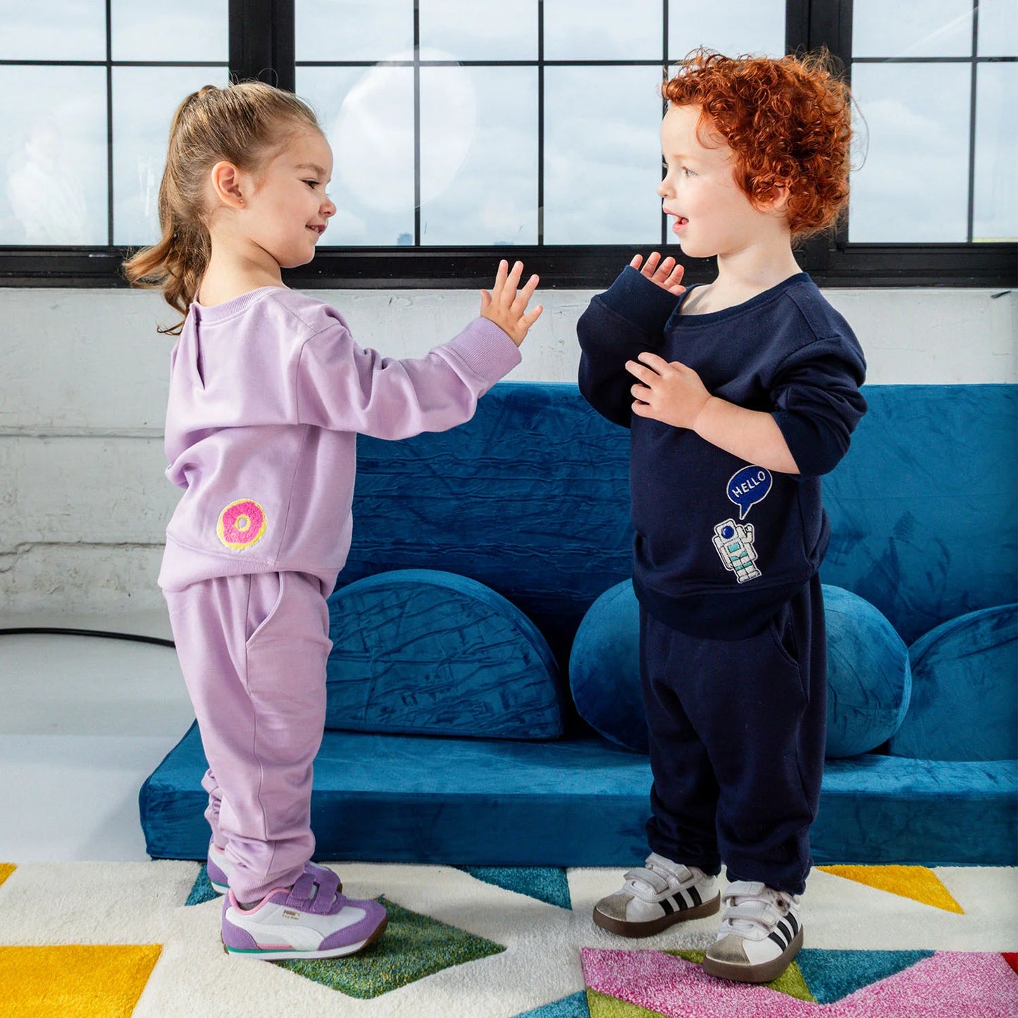 Orchid Patches Jogger Set