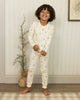 Skiers on Natural Pajama Set