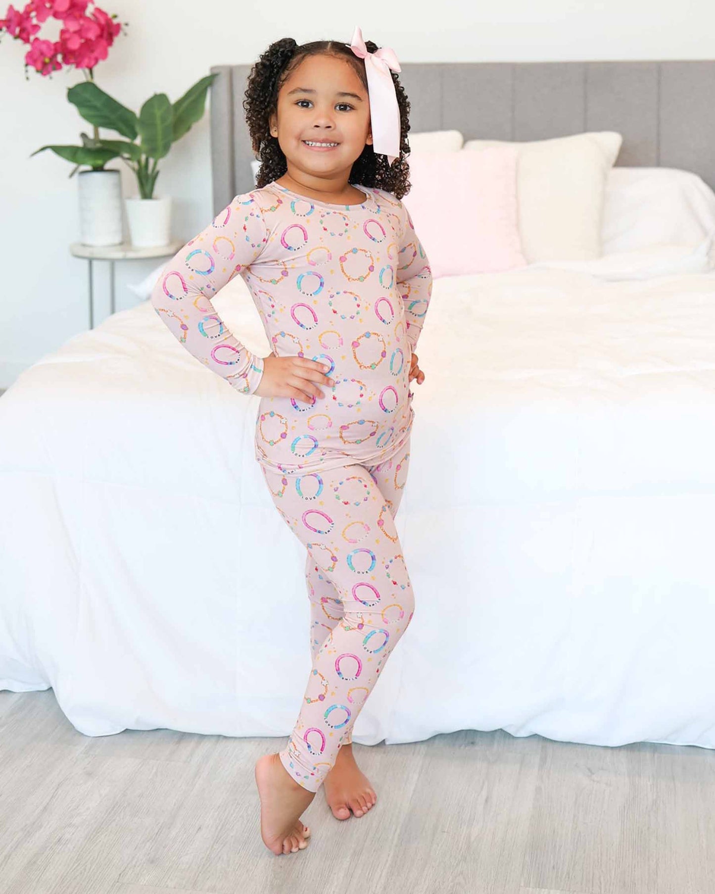 Gemma Beaded Bracelet Print Pajamas