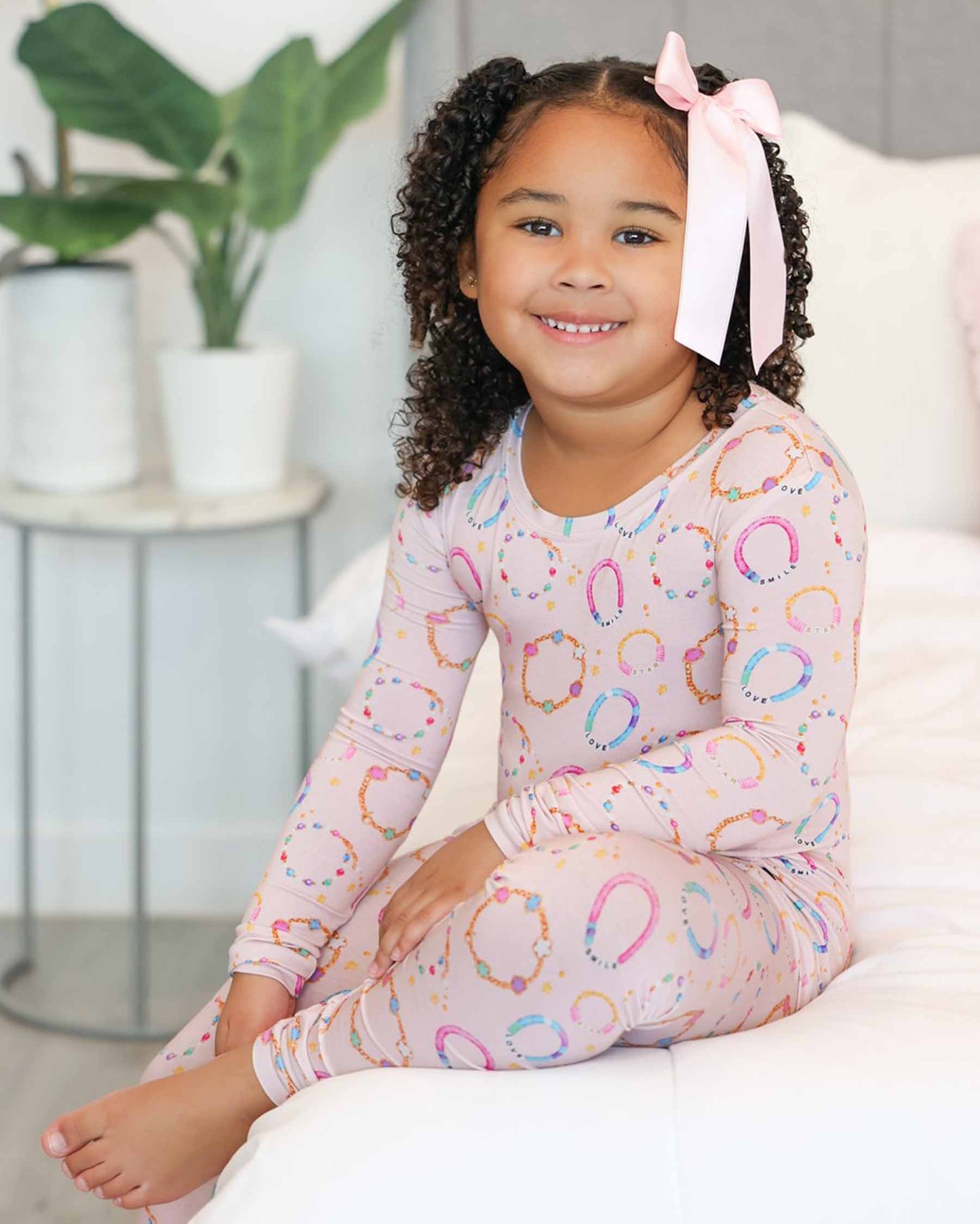 Gemma Beaded Bracelet Print Pajamas