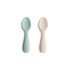 Toddler Starter Spoons 180 BABY GEAR Mushie Cambridge Blue/Sand 