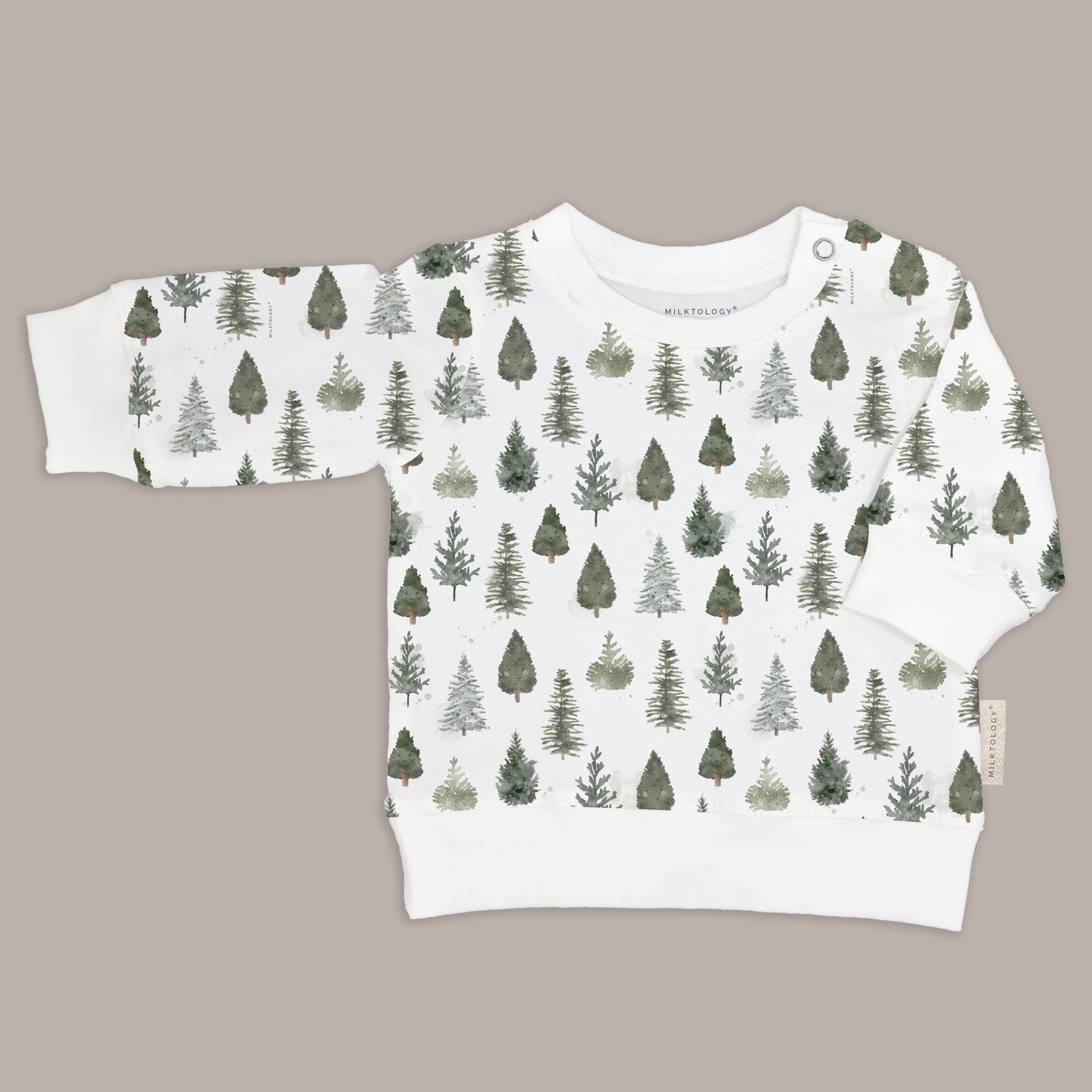 Trees Sweatshirt 130 BABY BOYS/NEUTRAL APPAREL Milktology 3m 