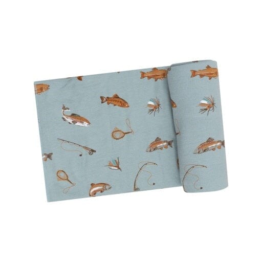 Trout Swaddle Blanket ANGEL DEAR 