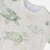 Grey Turtles Shorts Set
