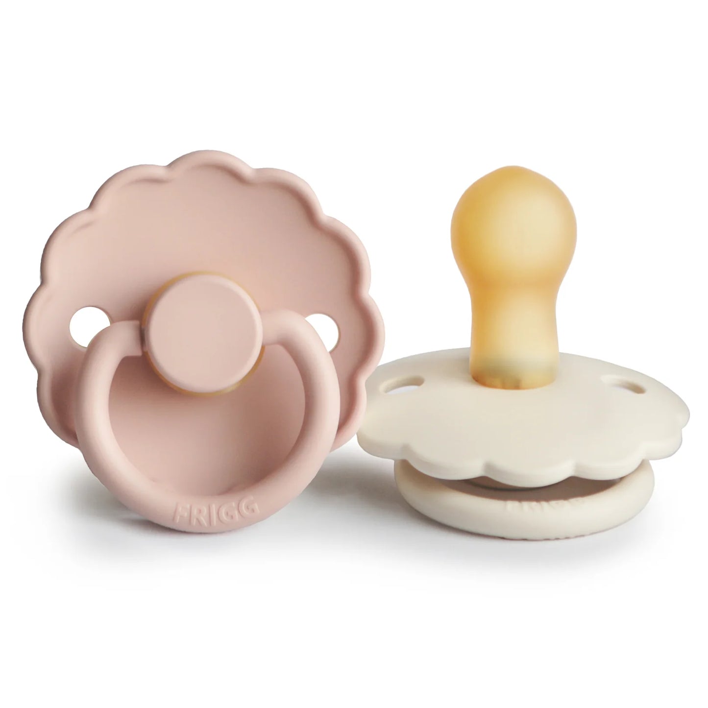 Blush/Cream Daisy Pacifier Set Of 2