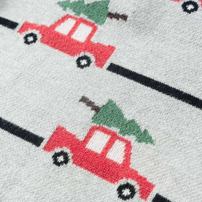 Christmas Tree Car Sweater Set