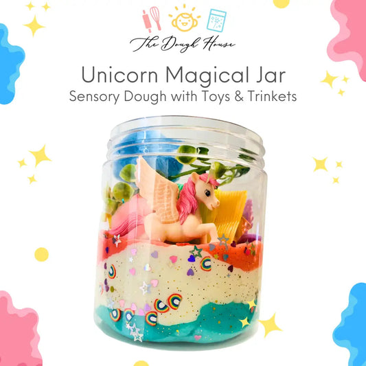 Unicorn Magical Dough Jar 196 TOYS CHILD The Dough House 