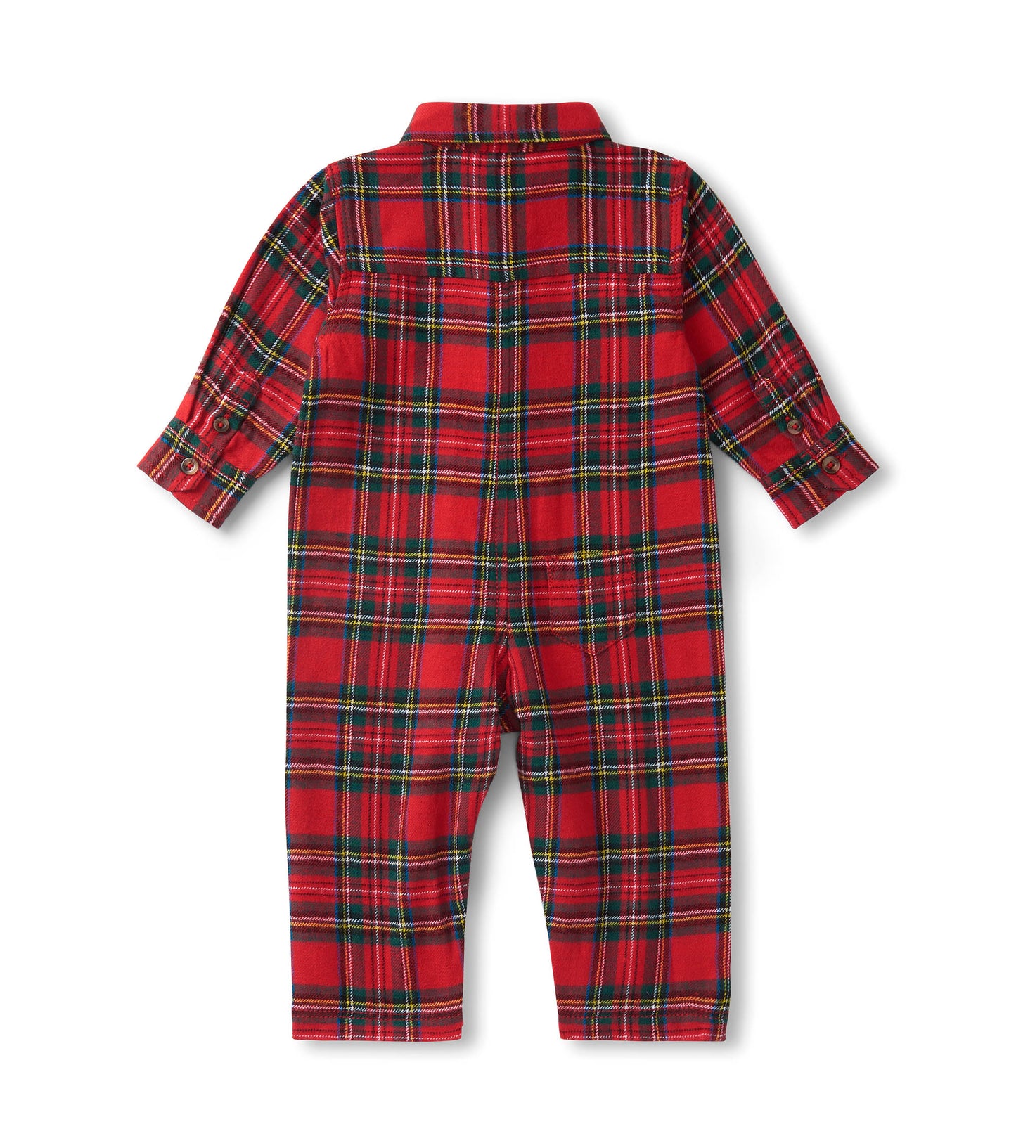 Red Plaid Holiday Romper