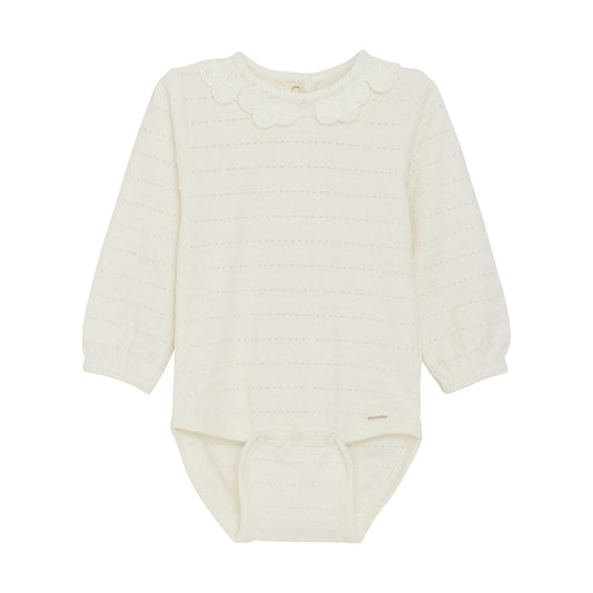 Ivory Jacquard Onesie