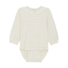 Ivory Jacquard Onesie