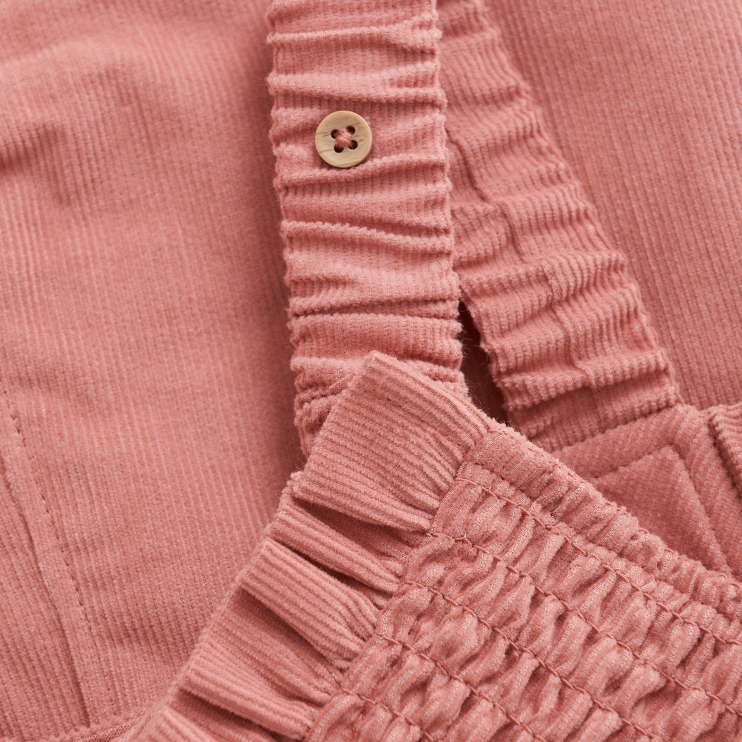 Dusty Rose Corduroy Overalls