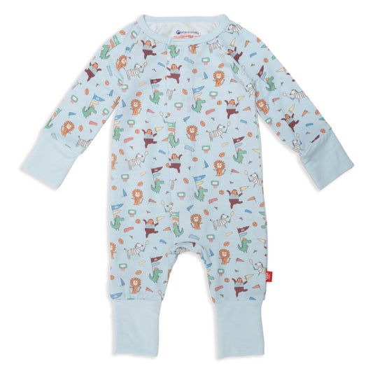 Animal Game Time Magnetic Romper