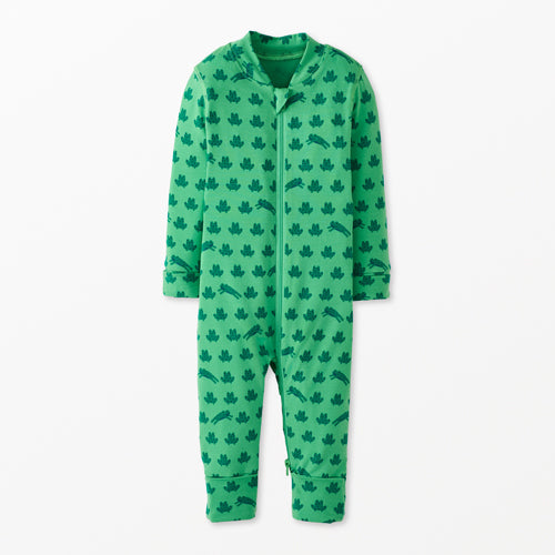 Mini Ribbit 2 Way Zip Romper