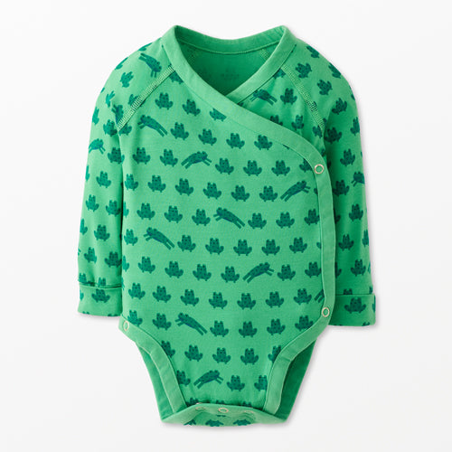 Mini Ribbit Long Sleeve Onesie