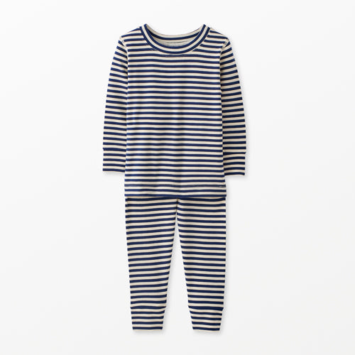 Navy Stripe Pajama Set