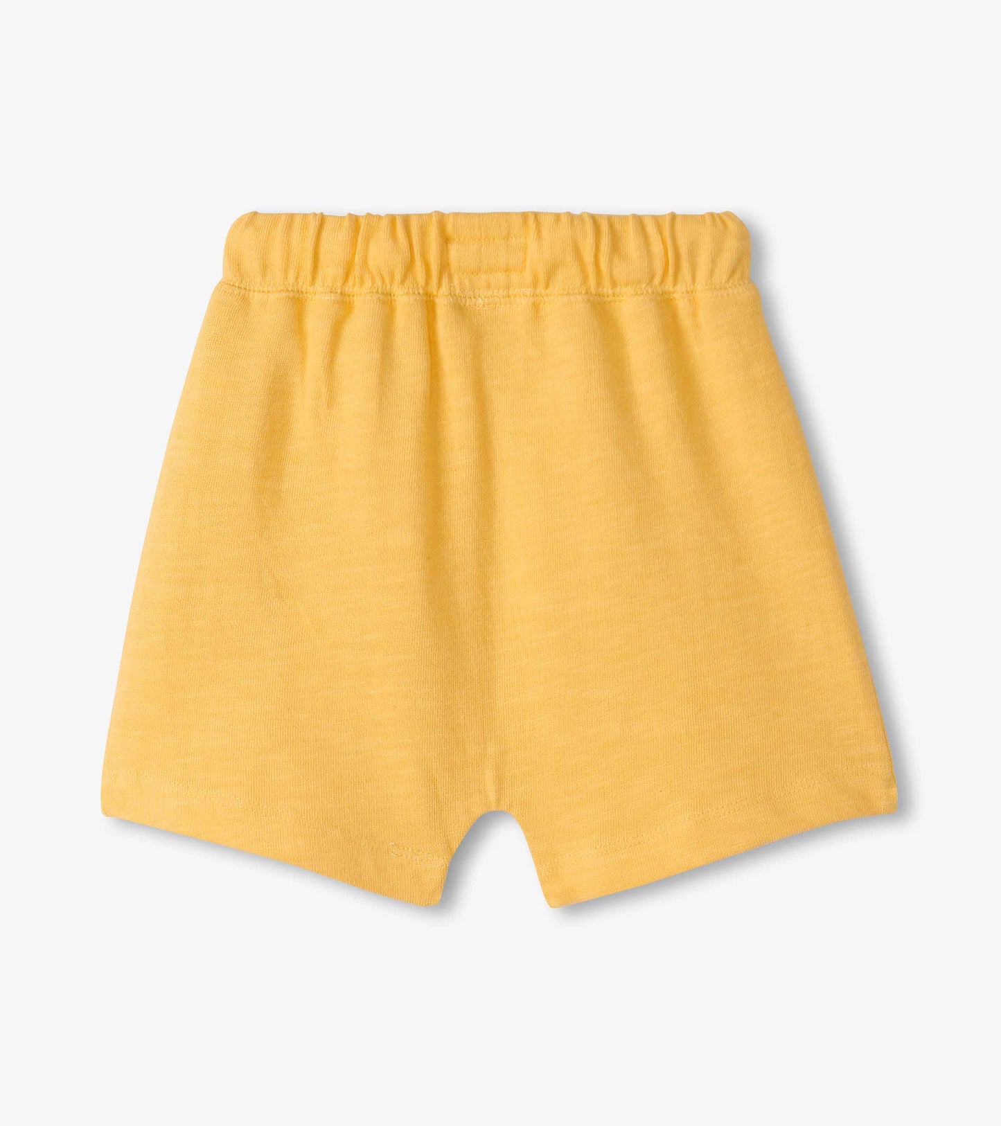 Yellow Kangaroo Pocket Shorts