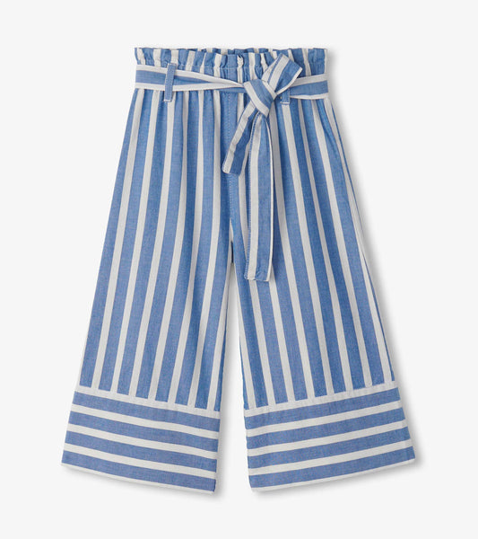 Powder Stripe Cropped Pants